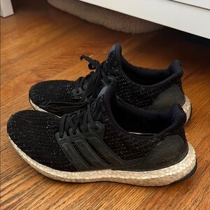 Adidas Black and White Knit ULTRABOOST Sneakers Great Condition